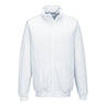 Anti-Static ESD Zip Sweatshirt - White