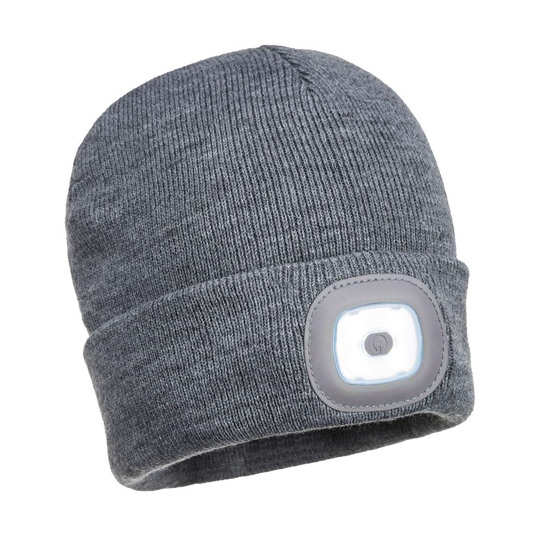 Rechargeable LED Beanie - Grey