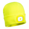 Beanie USB Rechargeable LED Head Light - Yellow
