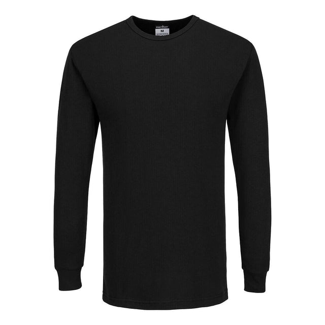 Thermal T-Shirt Long Sleeve - Black