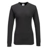 Women's Thermal T-Shirt Long Sleeve - Black