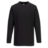 Cotton T-Shirt L/S - Black
