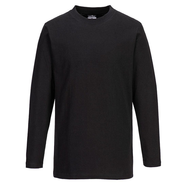 Cotton T-Shirt L/S - Black