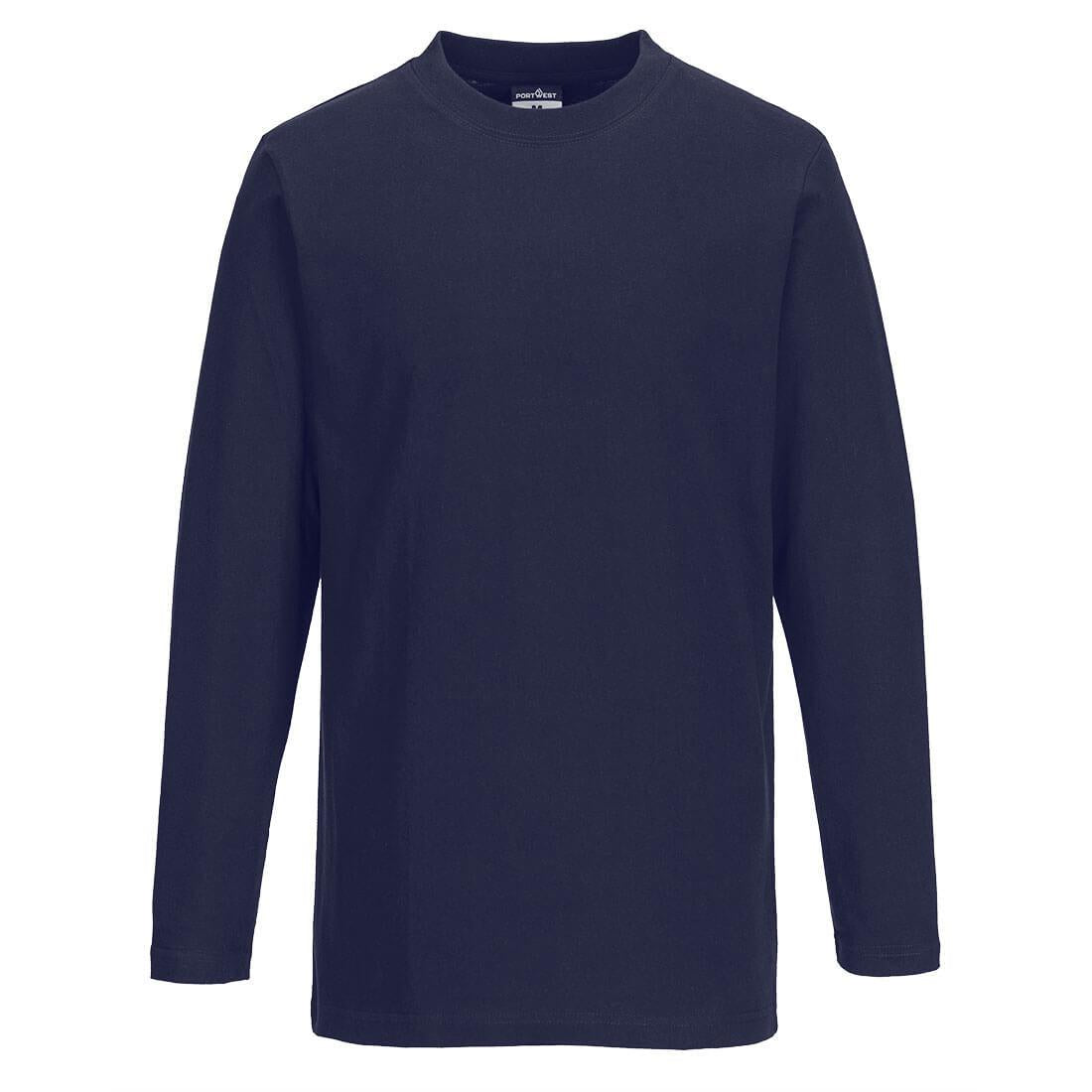 Cotton T-Shirt L/S - Navy