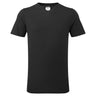 V-Neck Cotton T-Shirt S/S - Black