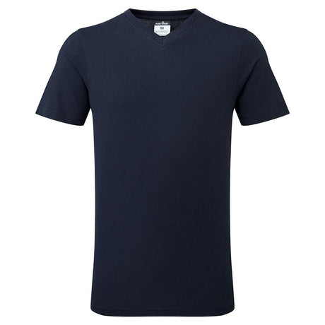 V-Neck Cotton T-Shirt S/S - Navy