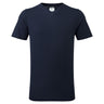 V-Neck Cotton T-Shirt - Navy