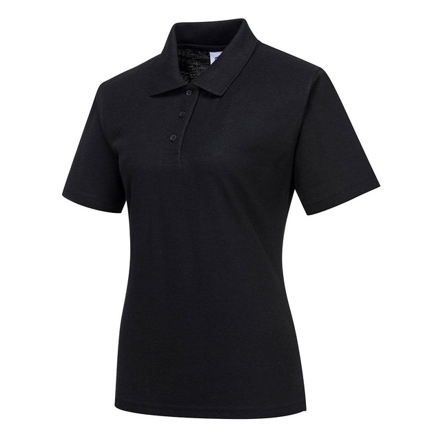 Naples Women's Polo Shirt S/S - Black