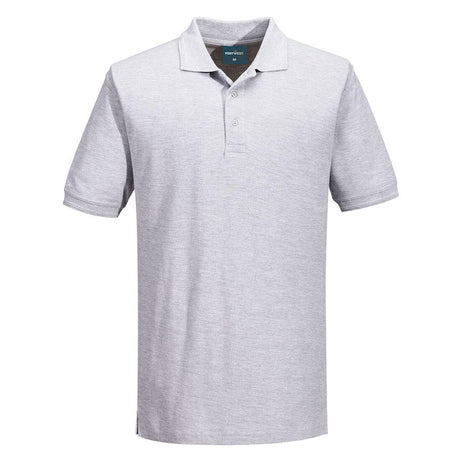 Naples Polo Shirt S/S - Heather Grey