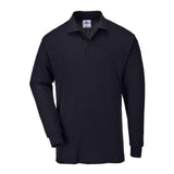 Genoa Polo Shirt L/S - Black