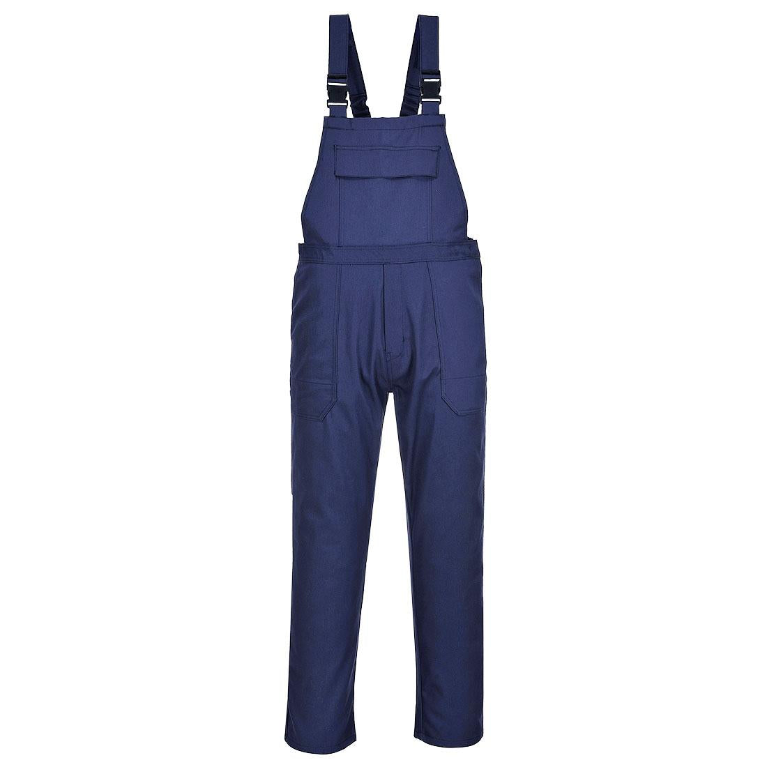 Bizweld FR Bib and Brace - Navy