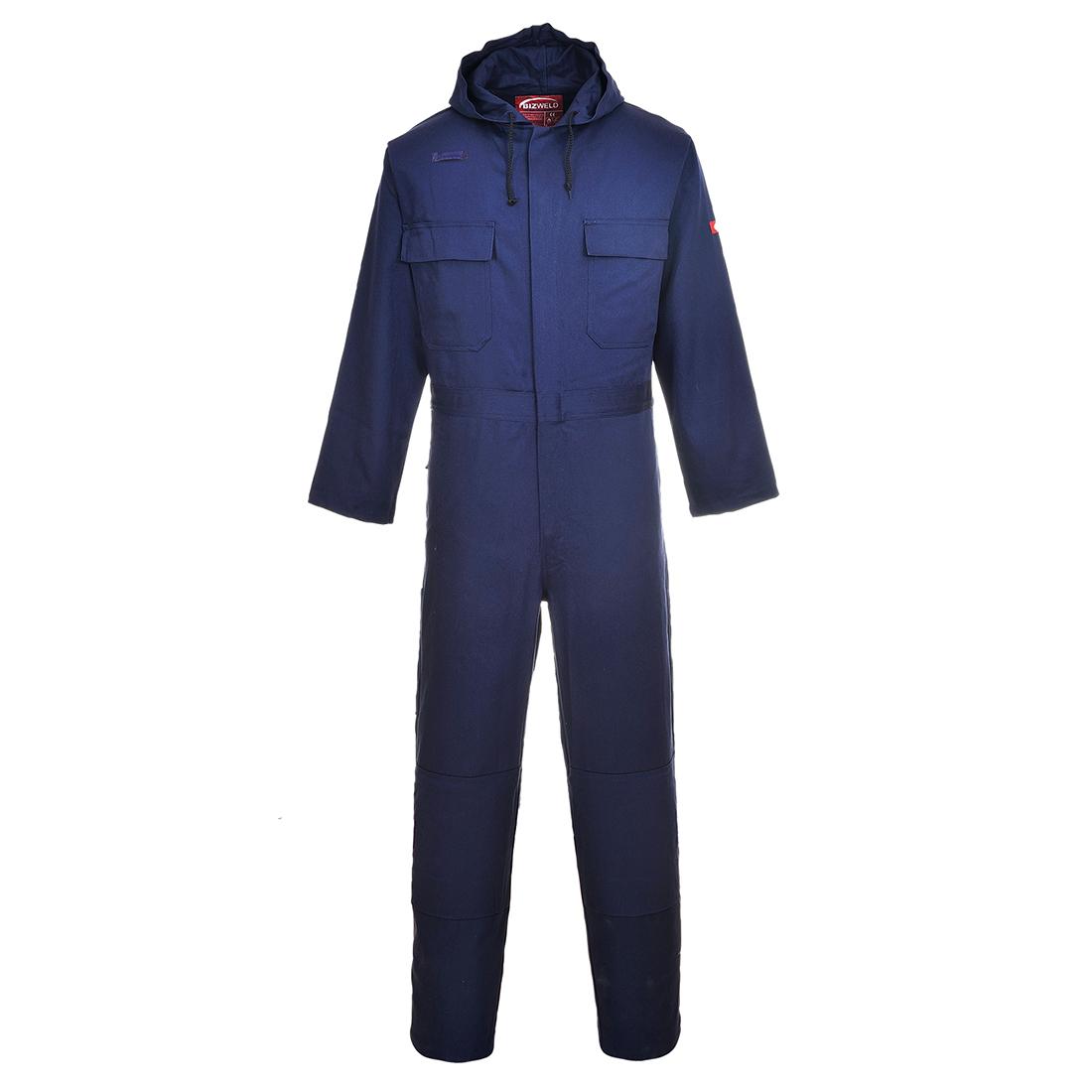 Bizweld Work FR Hooded Coverall - Navy