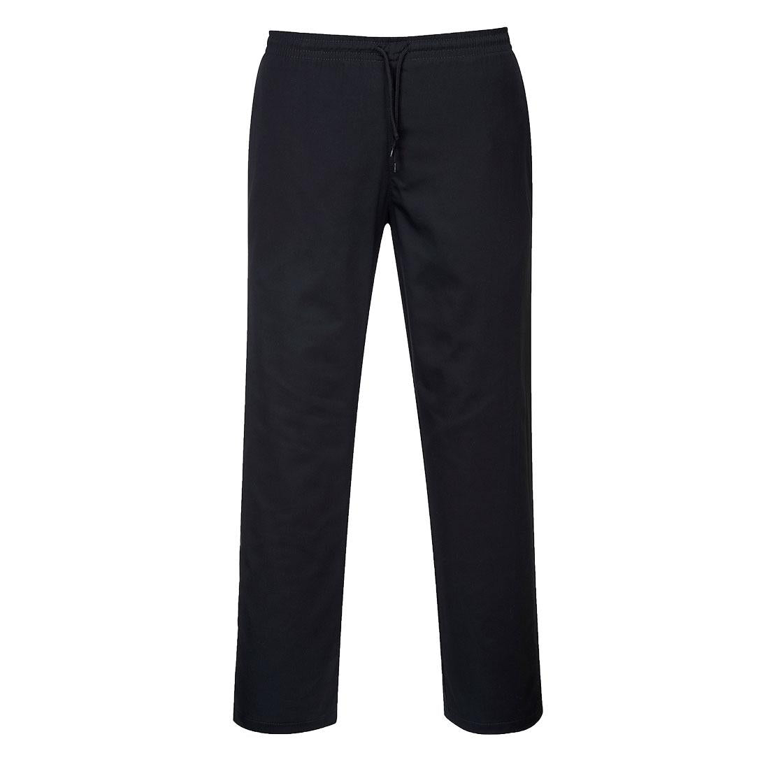 Chef's Drawstring Trousers - Black Tall