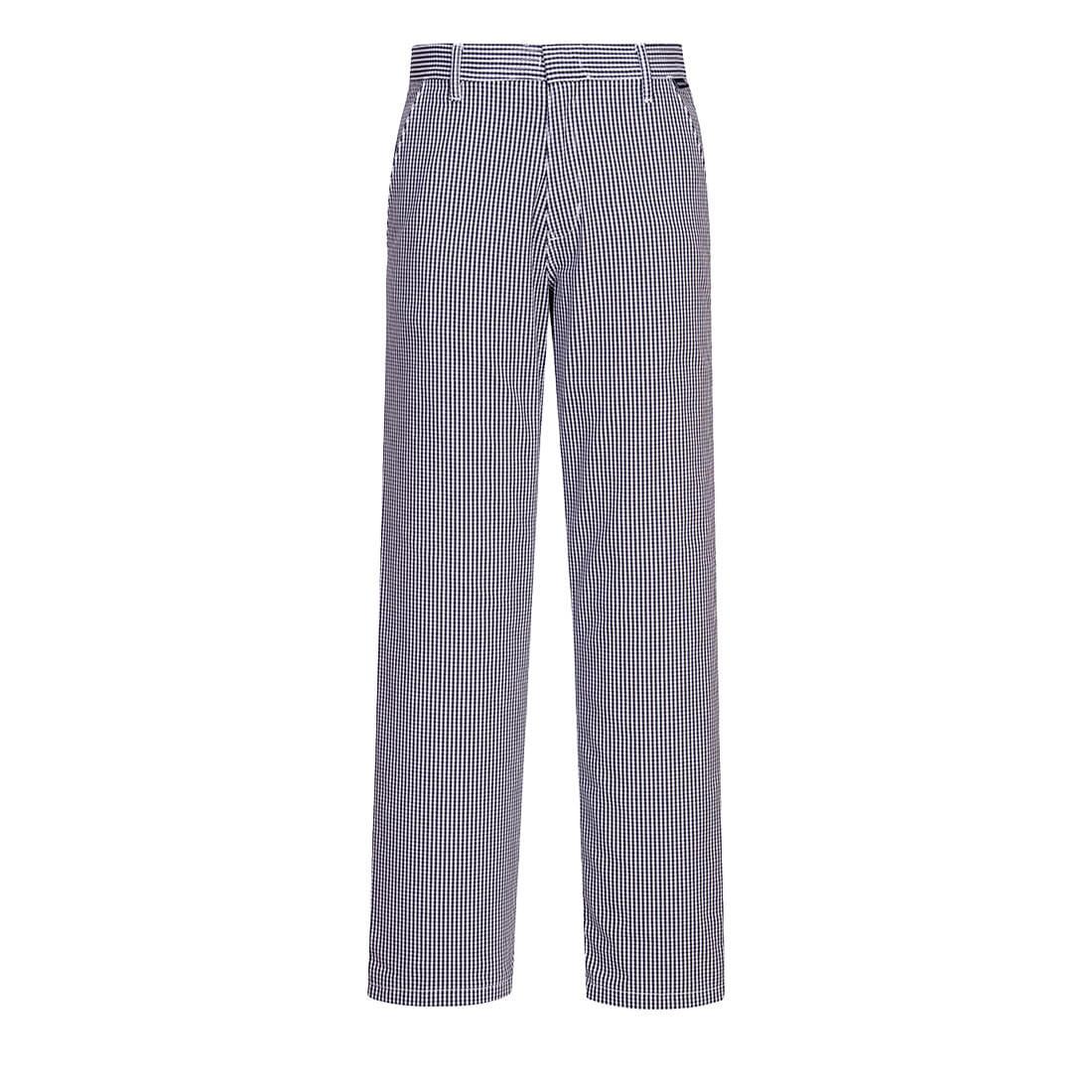 Chef's Barnet Trousers - Blue Check