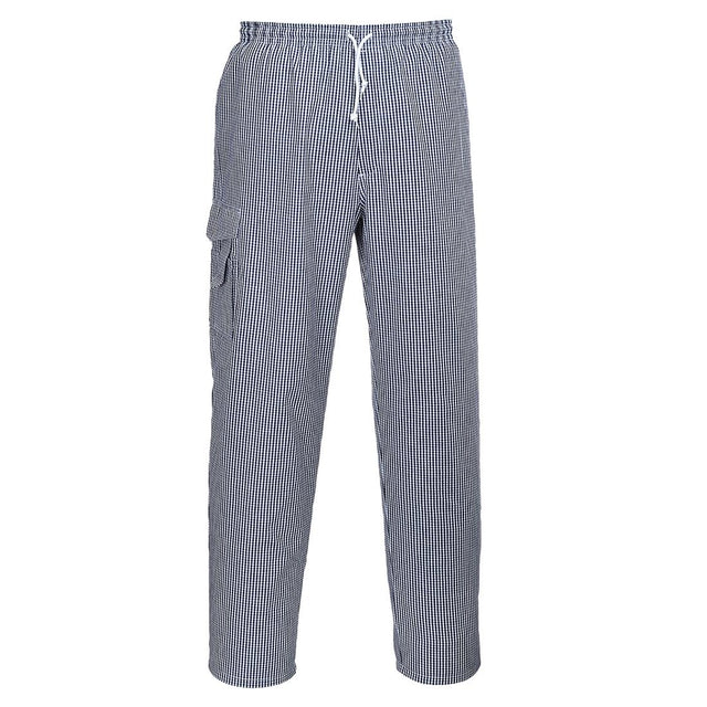 Chef's Chester Trousers - Blue Check