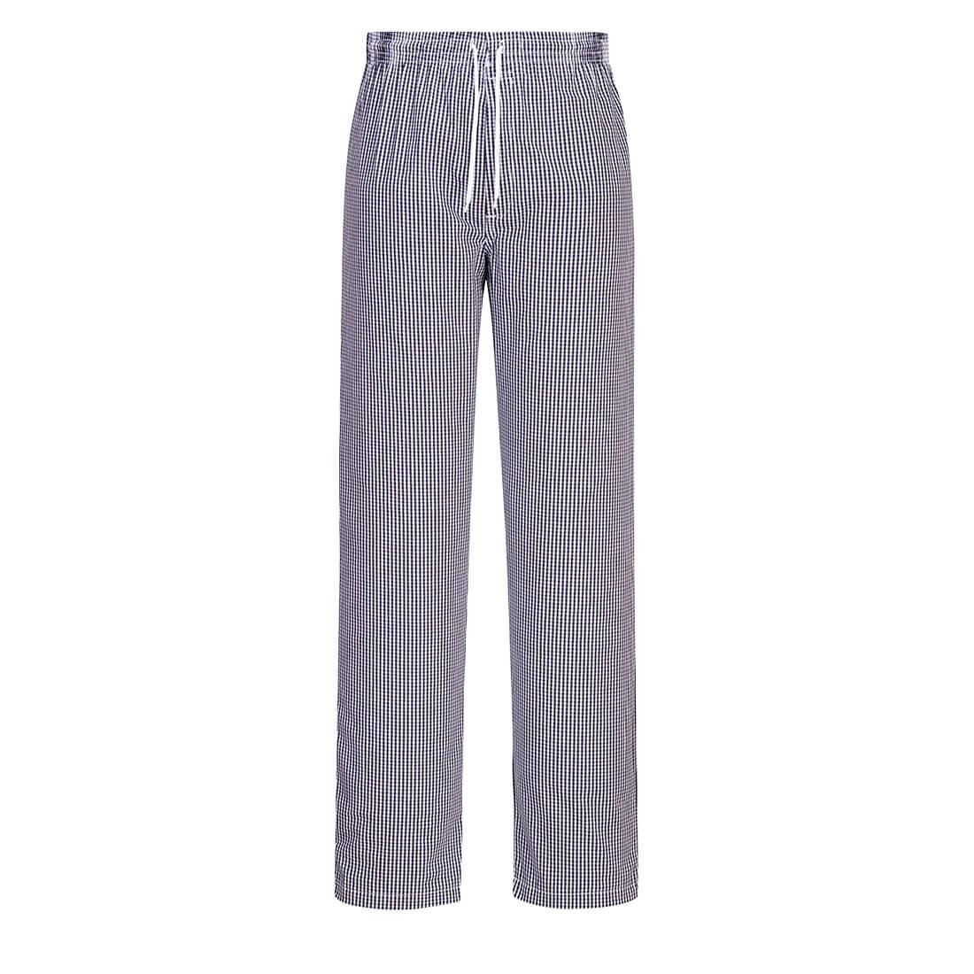 Chef's Bromley Trousers - Blue Check