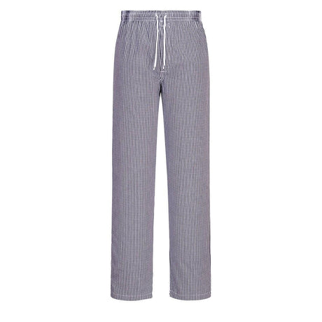 Chef's Bromley Trousers - Blue Check