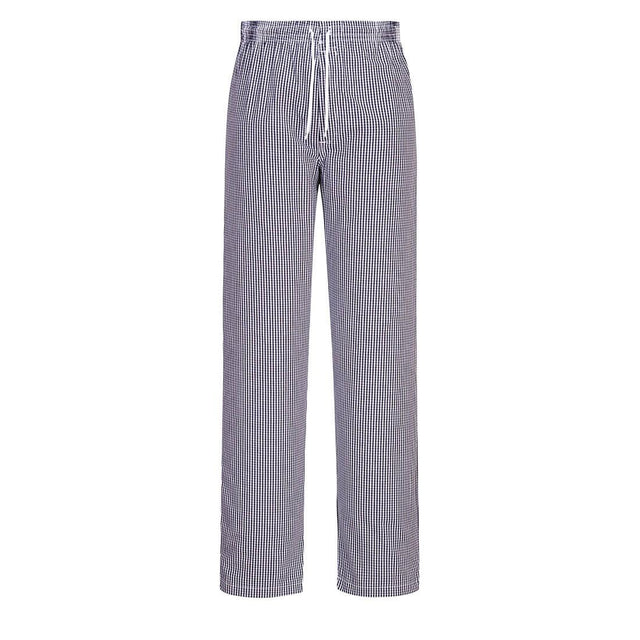 Chef's Bromley Trousers - Blue Check