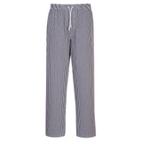 Chef's Bromley Trousers - Blue Check Tall