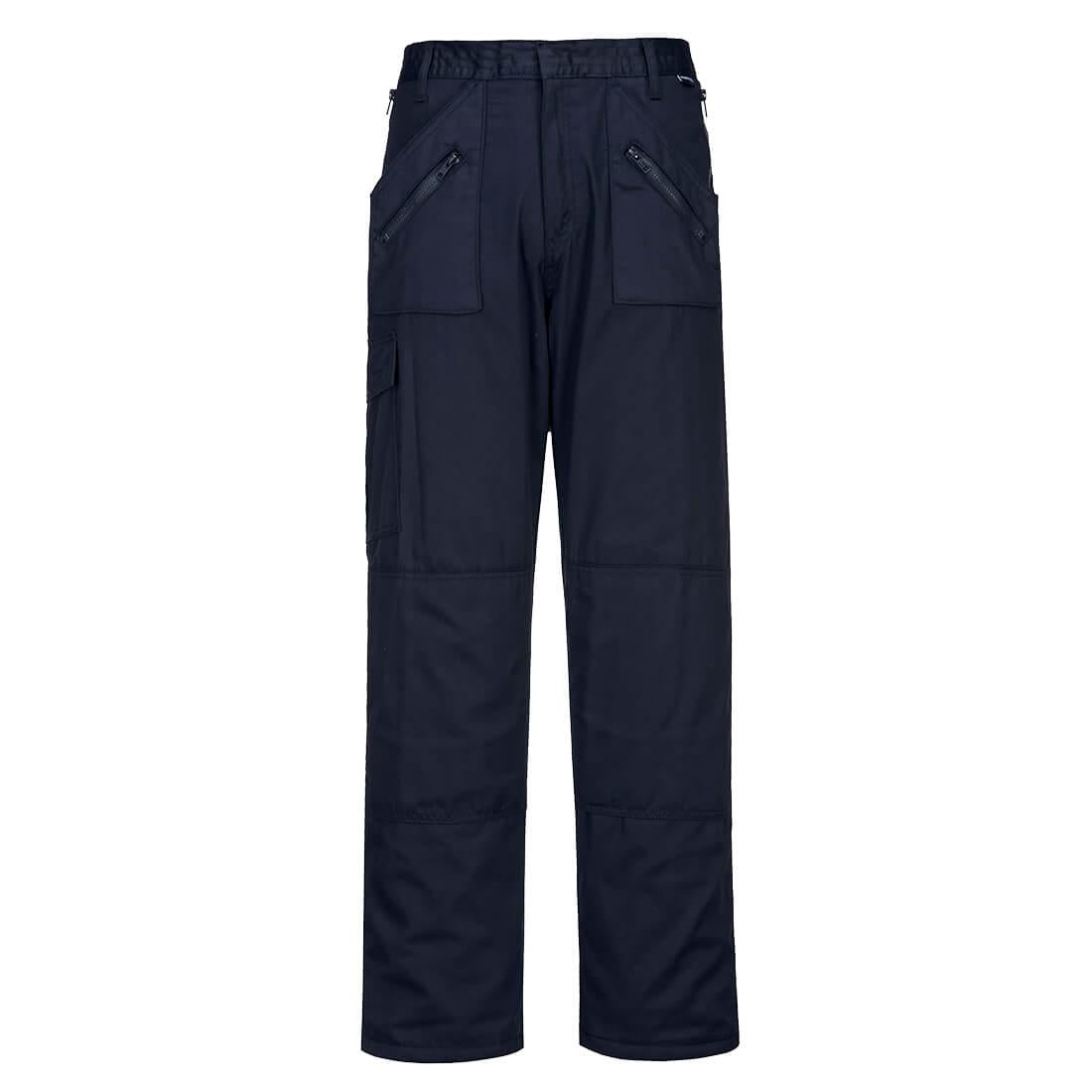 Lined Action Trousers - Navy Tall
