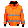 Hi-Vis 3-in-1 Bomber Jacket - Orange