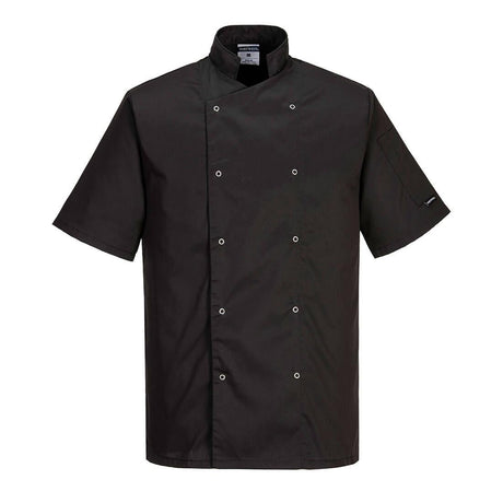Chef's Cumbria Jacket S/S - Black