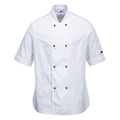 Rachel Women's Chefs Jacket S/S - White