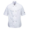 Rachel Women's Chefs Jacket S/S - White