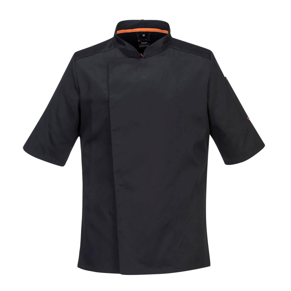 Chef's Mesh Air Pro Stretch Jacket S/S - Black
