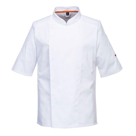 Chef's Mesh Air Pro Stretch Jacket S/S - White