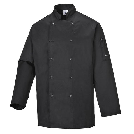 Chef's Suffolk Jacket L/S - Black