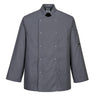 Chef's Suffolk Studded Jacket L/S - Slate Grey
