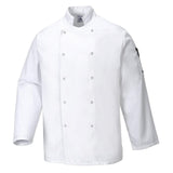 Chef's Suffolk Jacket L/S - White