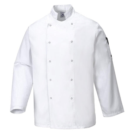 Chef's Suffolk Studded Jacket L/S - White