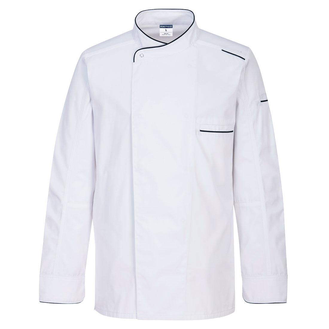 Chef's Mesh Air Pro Surrey Jacket L/S - White