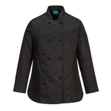 Chef's Women's MeshAir Rachel Jacket L/S - Black