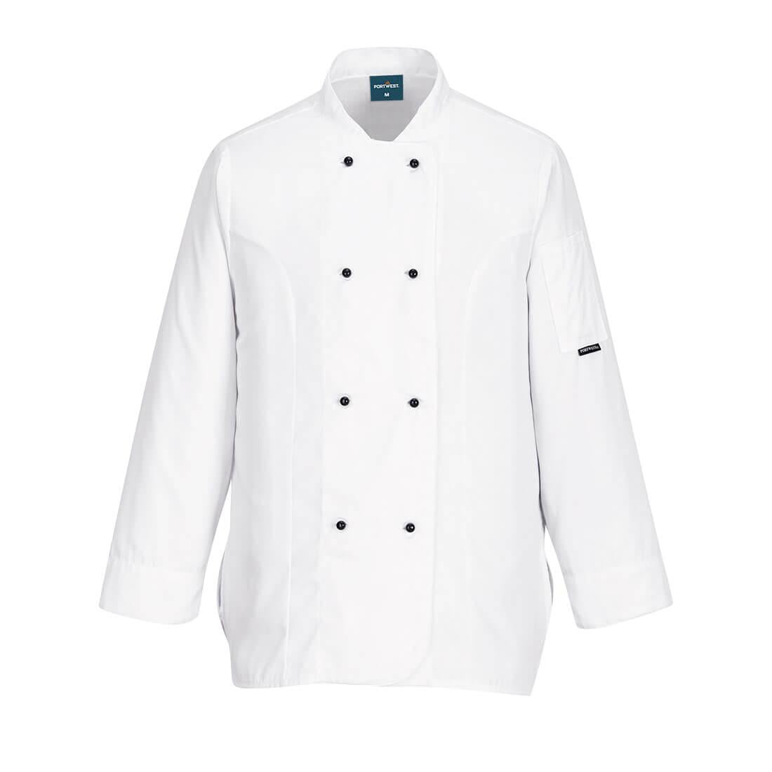 Chef's Women's Mesh Air Rachel Jacket L/S - White