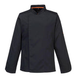 Chef's Mesh Air Pro Stretch Jacket L/S - Black