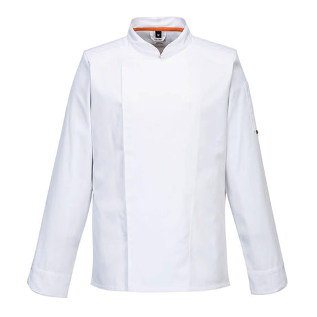 Chef's Mesh Air Pro Stretch Jacket L/S - White