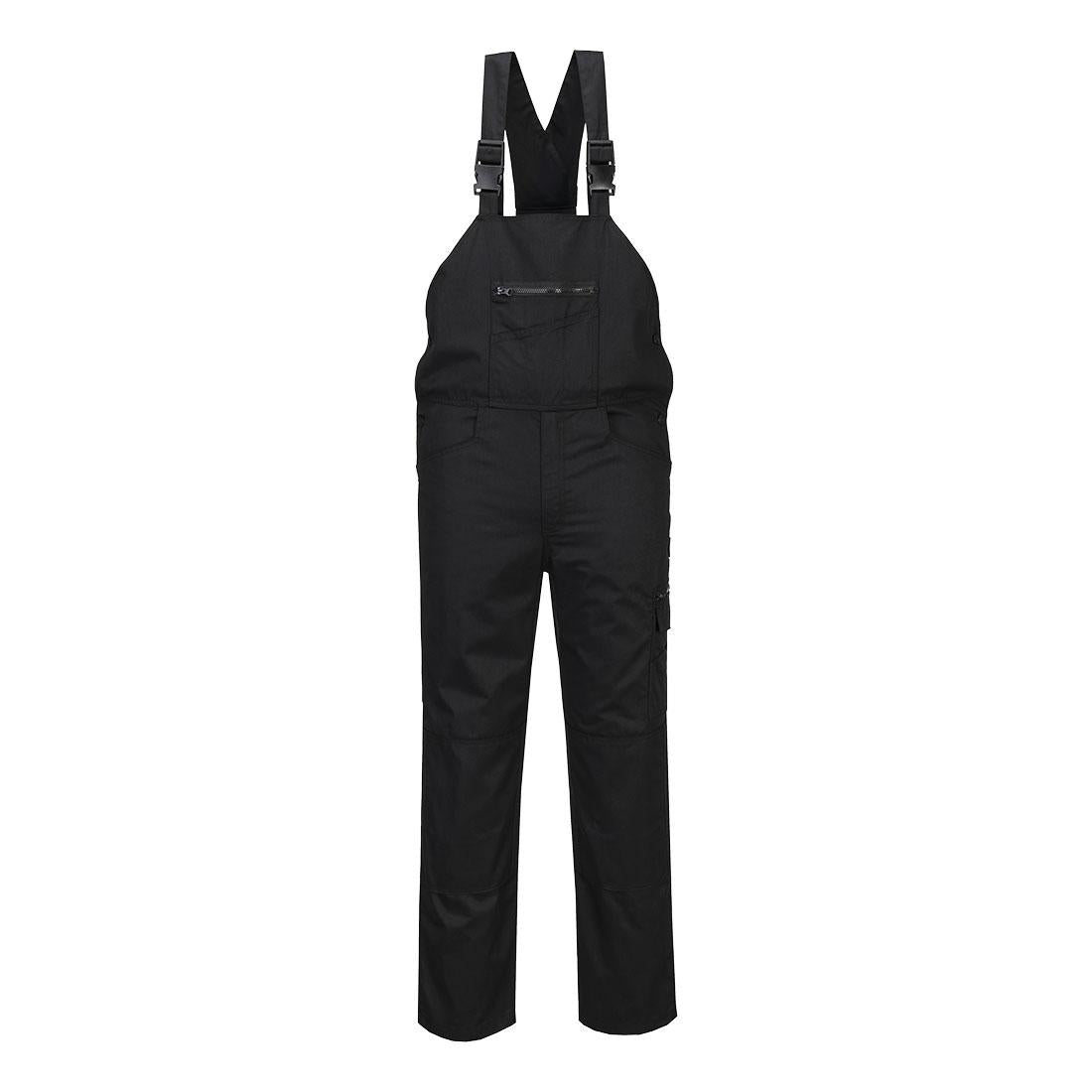 WX2 Eco Stretch Bib and Brace - Black