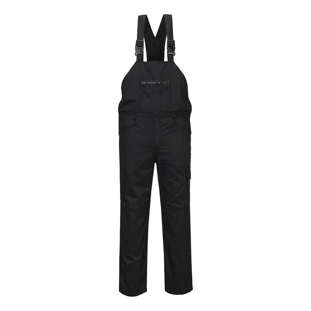 WX2 Eco Stretch Bib and Brace - Black