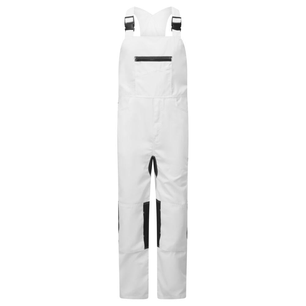 WX2 Eco Stretch Bib and Brace - White