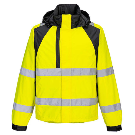 WX2 Eco Hi-Vis Rain Jacket - Yellow/Black