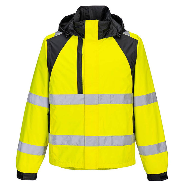 WX2 Eco Hi-Vis Rain Jacket - Yellow/Black
