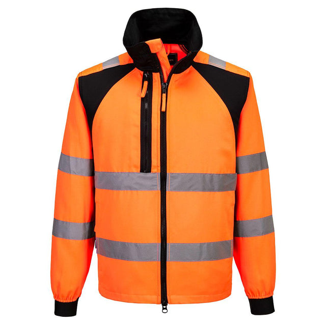 WX2 Eco Hi-Vis Work Jacket - Orange/Black