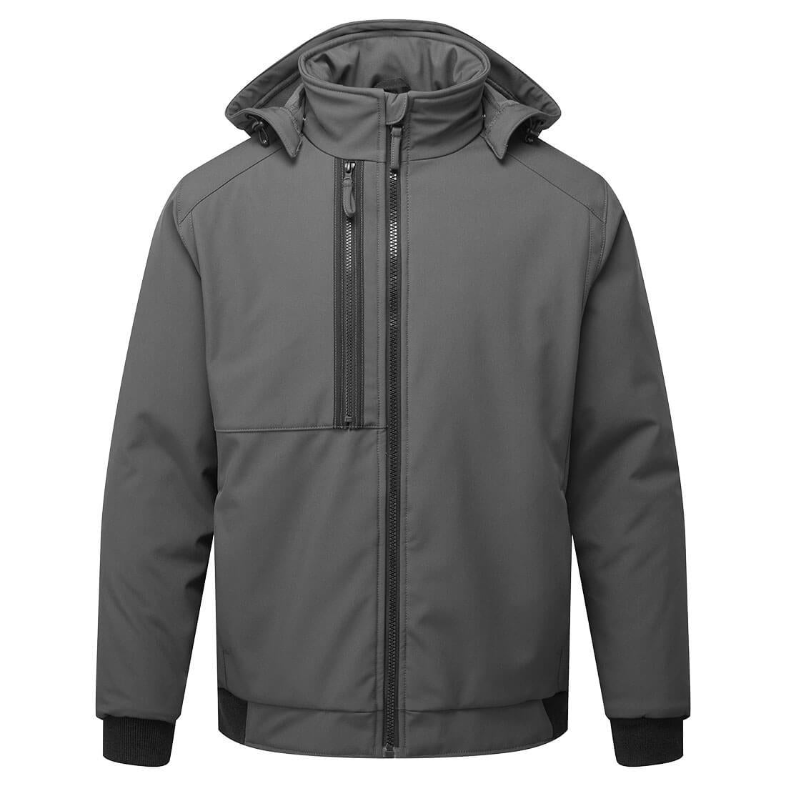 WX2 Eco Hooded Insulated Softshell (2L) - Metal Grey