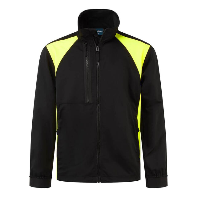 WX2 Eco Stretch Work Jacket - Black/Yellow