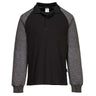 Polo Shirt with Cut Resistant Sleeves - Black