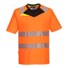 DX4 Hi-Vis T-Shirt S/S - Orange/Black