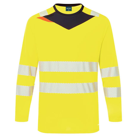 DX4 Hi-Vis T-Shirt L/S - Yellow/Black